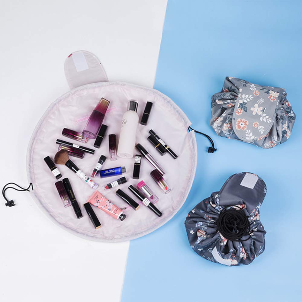 Waterproof Travel Cosmetic Bag - Large Capacity Makeup Organizer for Beauticians, Portable Quick Pack for On-the-Go Professionals | Perfect for Travel, Salon Visits & Gym Essentials