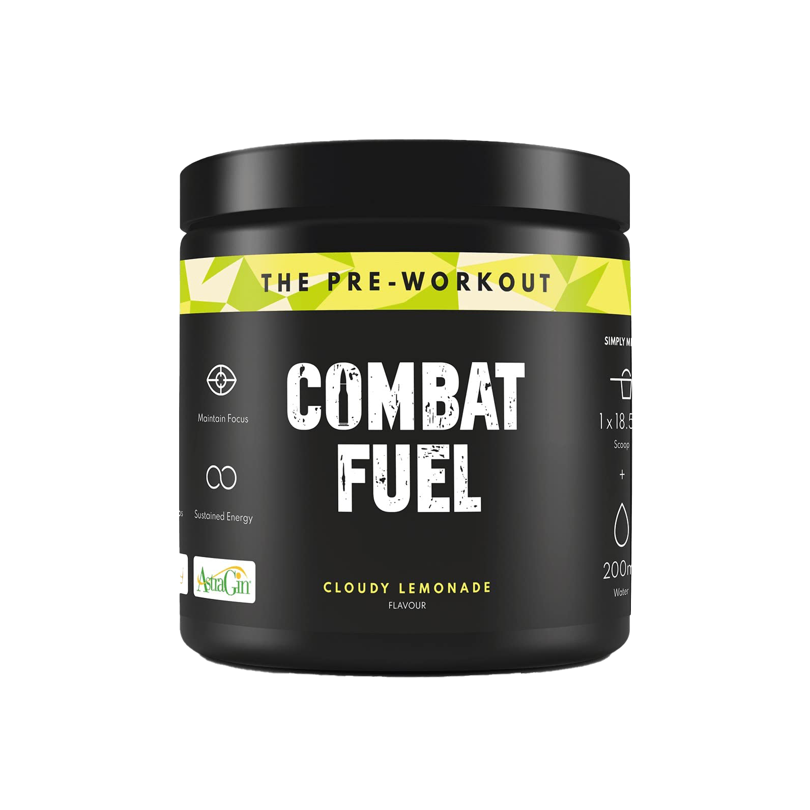 Combat Fuel Pre Workout Powder 370g - Premium Energy & Endurance Booster for Gym, Weightlifting & Fitness Training