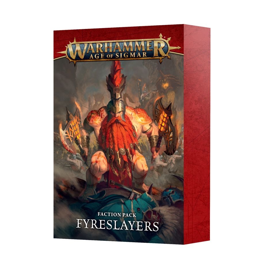 Age of Sigmar: Fyreslayers Faction Pack - Miniature Wargaming Army Set for Tabletop Battles & Collectors