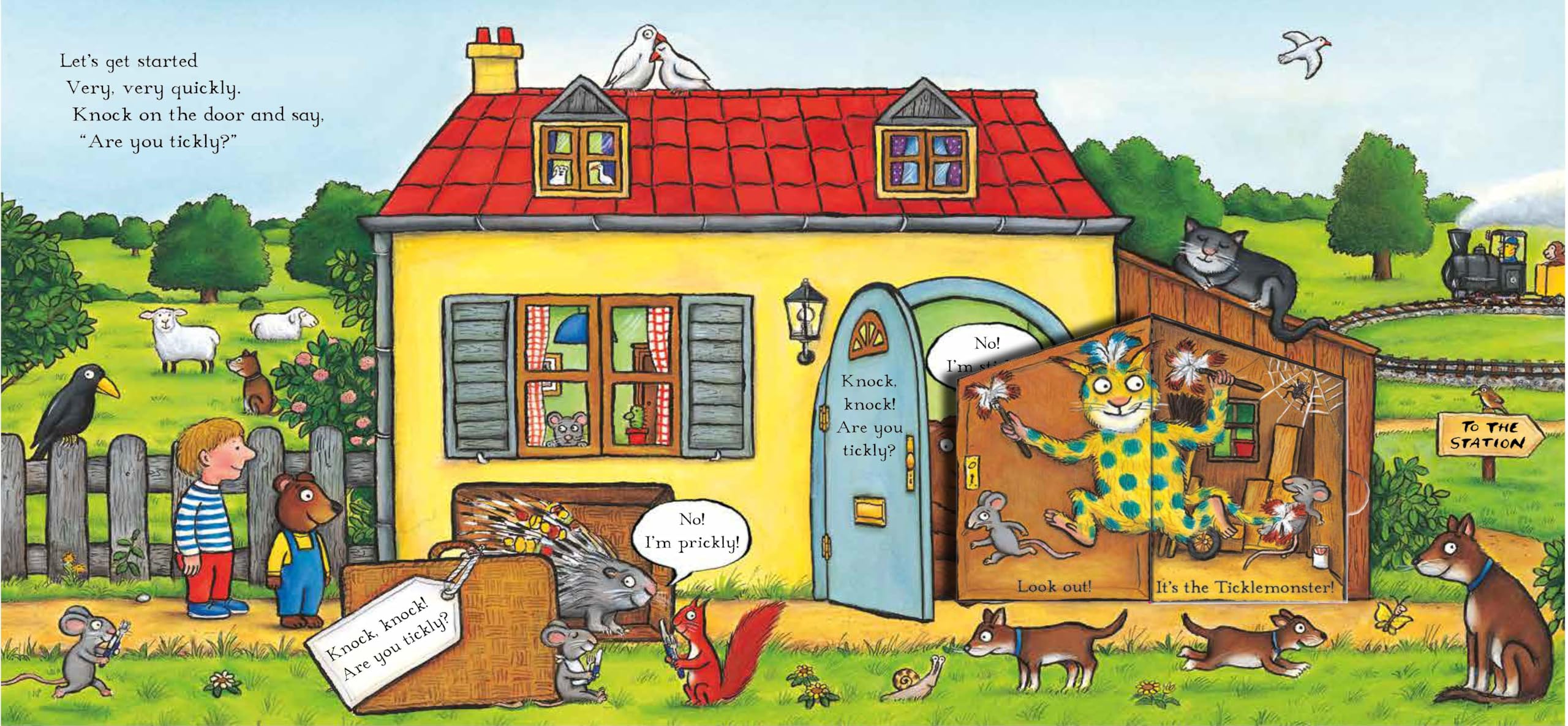 The Tickle Book - Fun Interactive Children's Storybook for Playtime, Bedtime & Family Bonding