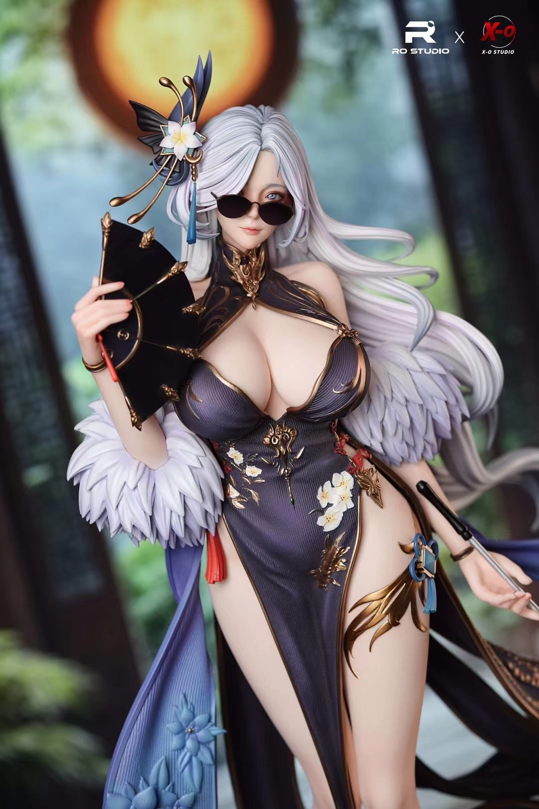 Genshin Impact Shen He Cosplay Costume - RO Studio x XO Studio Official Licensed Outfit for Anime Conventions & Halloween Parties