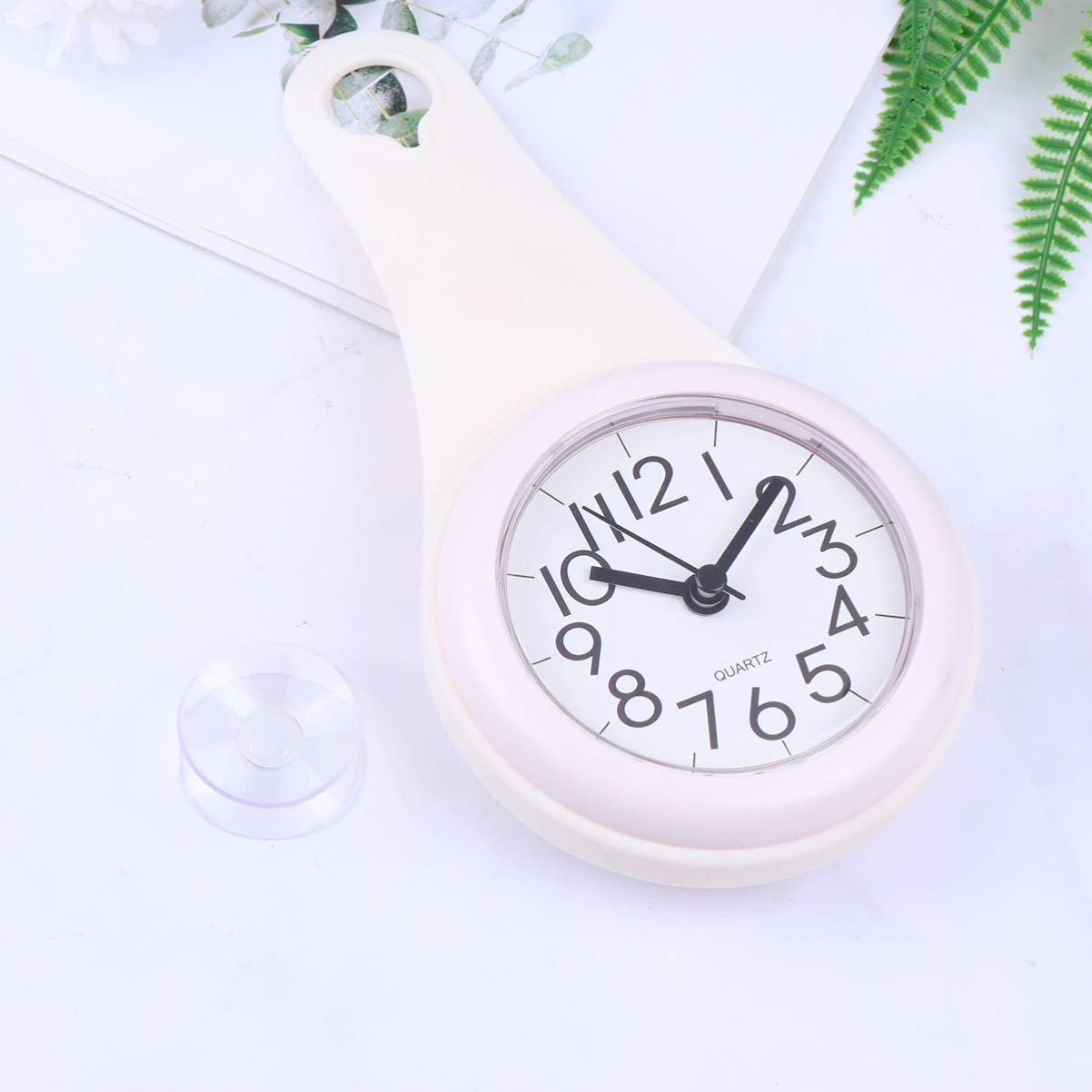 Waterproof Digital Alarm Clock with Timer - Hemobllo Shower Clock for Bathroom, Swimming Pool & Gym - LED Display, Easy-to-Read Numbers for Shower, Sauna & Outdoor Use