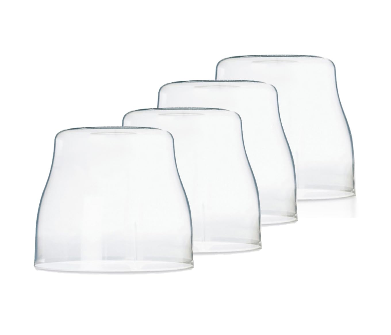 4 Pack Philips Avent Classic Feeding Bottle Caps & Lids - Compatible with Glass & Plastic Baby Bottles - Perfect for Travel, Daycare & On-the-Go Feeding