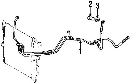Mercedes-Benz 163 501 06 24 Auto Transmission Oil Cooler Hose - Replacement Part for Smooth Gear Shifting & Enhanced Performance | Perfect for Mercedes-Benz Repairs & Maintenance