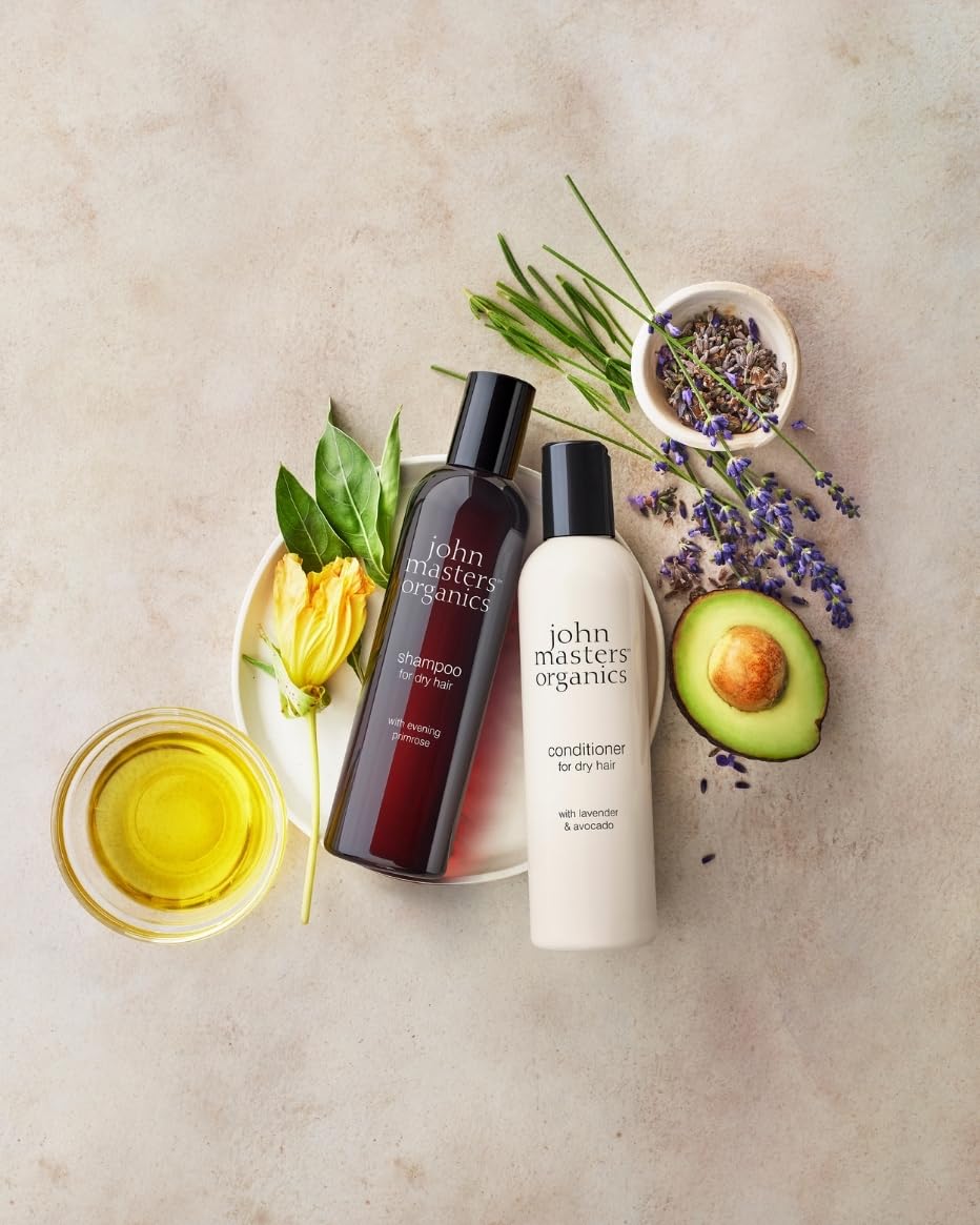 JMO Hair Conditioner - 473ml Deep Moisturizing Conditioner for Dry & Damaged Hair - Lavender, Avocado & Babassu Oil Formula for Shiny, Healthy Hair - Perfect for Daily Use & Salon-Quality Results at Home