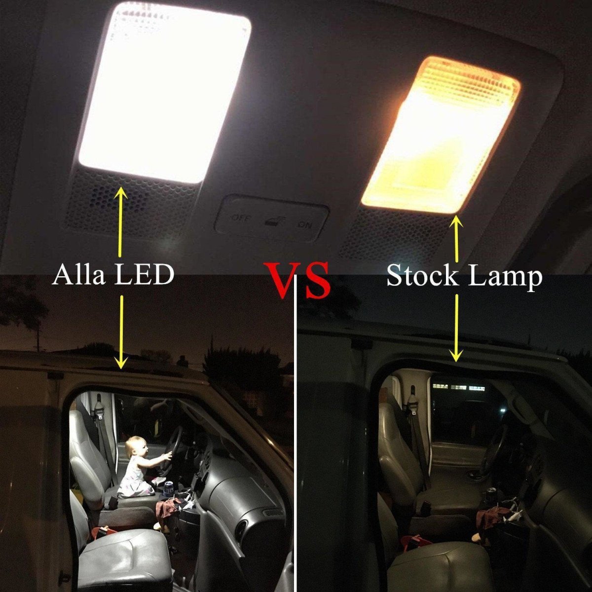 561 563 567 LED Festoon Bulbs - 6000K Xenon White Interior Lights for Car Dome, Map, Trunk & License Plate Lighting - Energy Efficient LED Replacement Bulbs