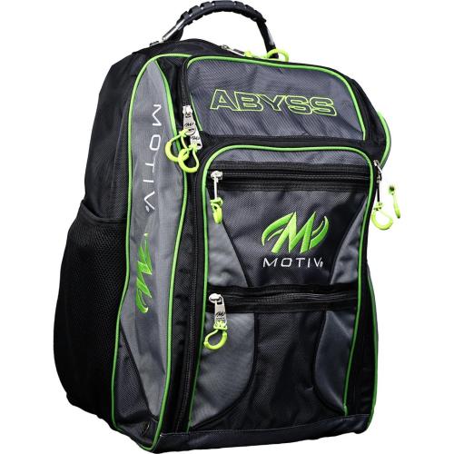 Motiv Abyss Giant Backpack - 50L Large Hiking Backpack for Men & Women, Waterproof Travel Backpack with Laptop Compartment, Gray/Lime - Perfect for Camping, Hiking, Travel & Outdoor Adventures