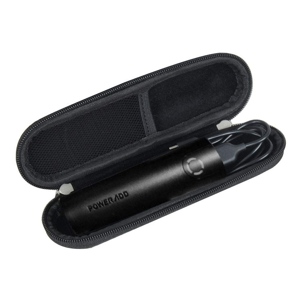 Hermitshell Hard Travel Case for POWERADD EnergyCell 5000 Portable Charger - Durable Protective Cover for Power Bank - Perfect for Travel, Camping & Outdoor Adventures