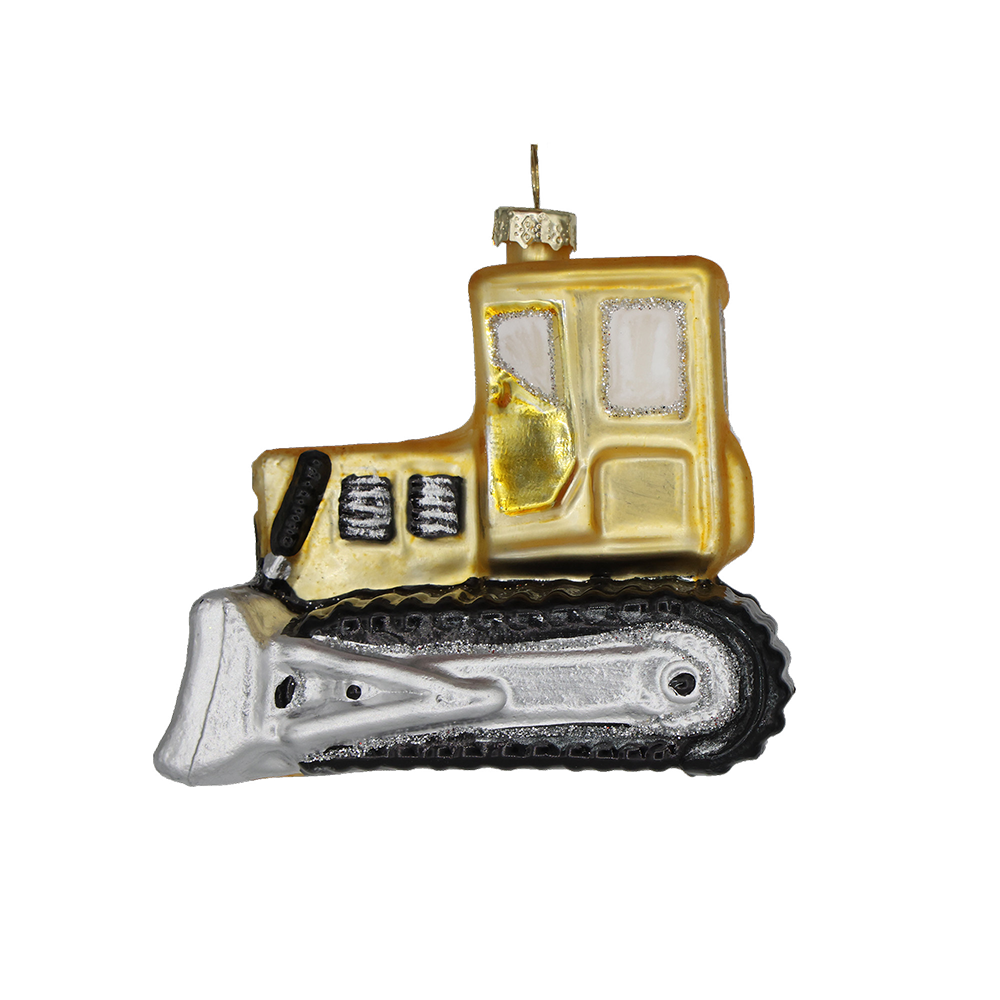High-Quality Bulldozer Ornament - Mini Construction Vehicle Decor for Home, Office & Gifts | Perfect for Construction Enthusiasts & Kids Playroom