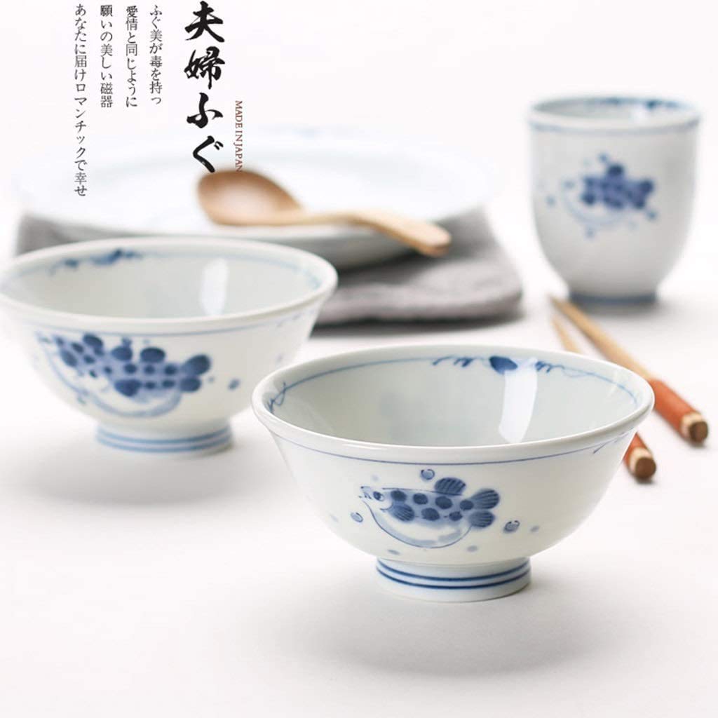 Premium Japanese Ceramic Ramen Bowl - 12oz Large Soup, Cereal, Rice, Fruit & Veggie Bowl - Microwave & Dishwasher Safe for Home, Office & Restaurant Use