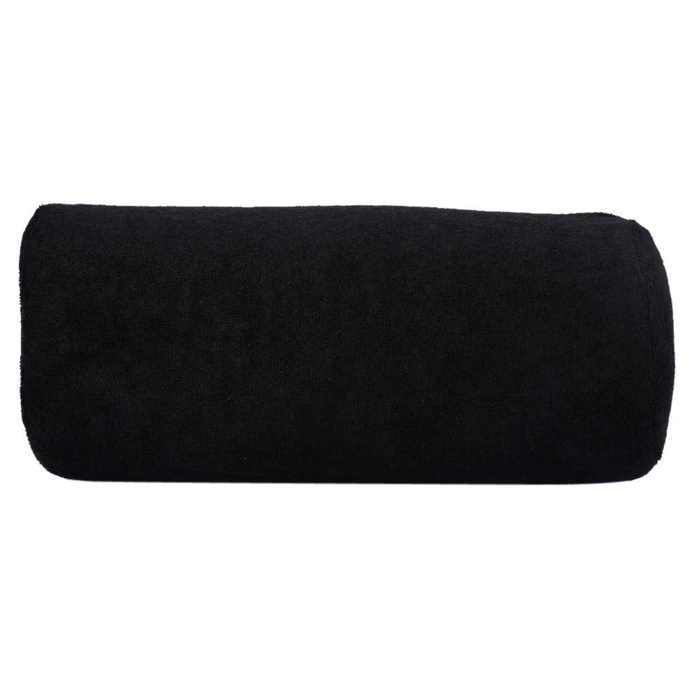 **Detachable & Washable Nail Art Hand Rest Cushion - Soft Sponge Salon Pillow for Manicure & Pedicure (Black) | Perfect for Nail Salons, Home Spa & Professional Use**