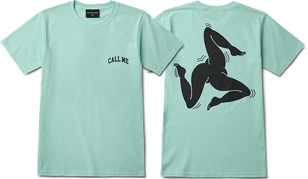 Call Me 917 Legs Island T-Shirt - Small Size in Reef Green | Comfortable Casual Wear for Beach Vacation & Summer Outfits