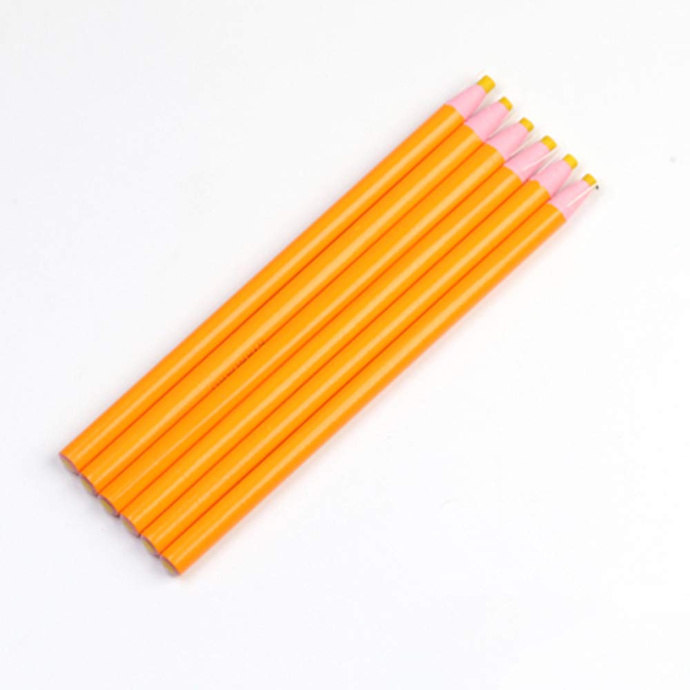 BEIFU FORM Sewing Marking Pencil - Tailor Chalk for Fabric, Free Cutting Chalk, 12pcs Yellow - Perfect for Sewing, Quilting, Dressmaking & DIY Crafts