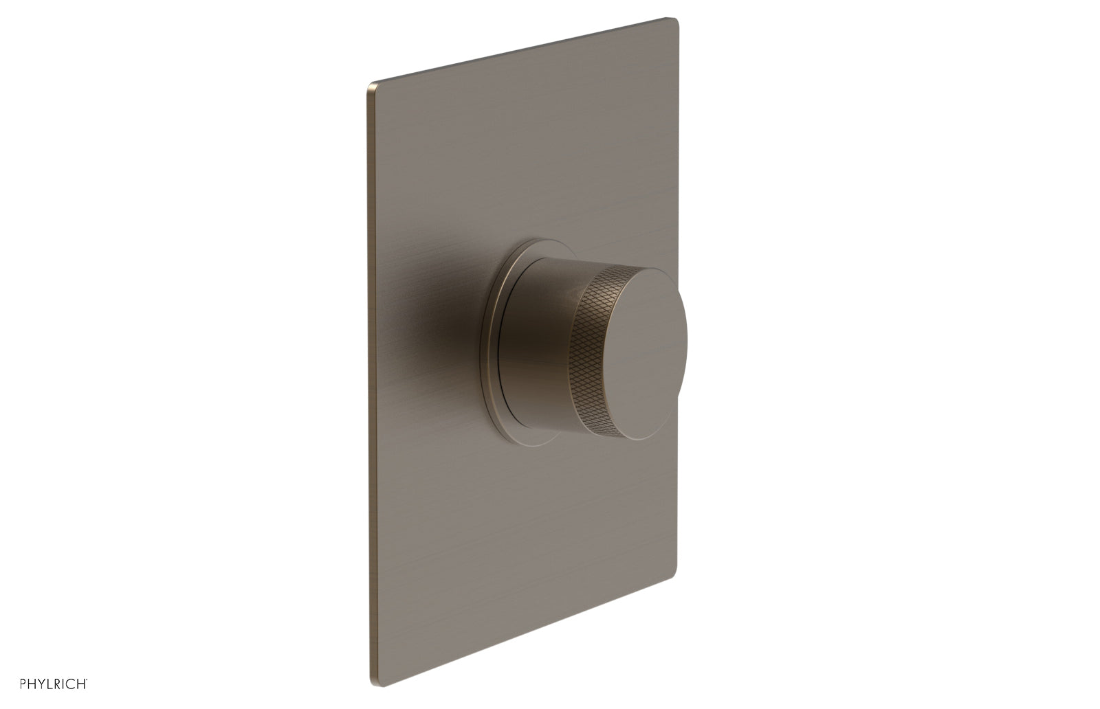 BASIC II Pressure Balance Square Shower Plate with Knurled Handle Trim 4 184 - Perfect for Modern Bathroom Renovations & Spa-Like Shower Experience