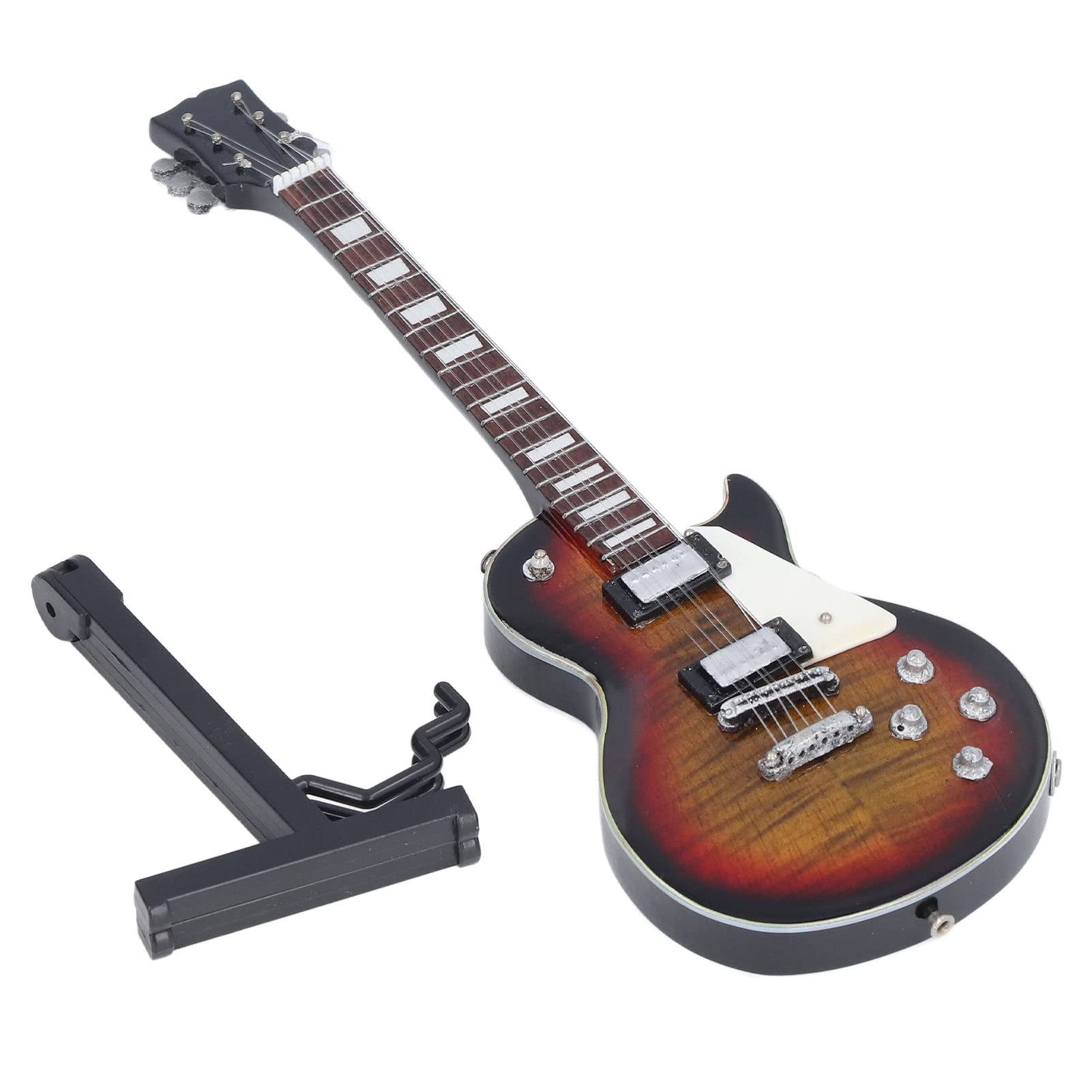 Mini Electric Guitar Model - FastUU Basswood Body with Metal Tuning Keys | Perfect for Home Decor, Music Lover Gifts & Studio Display