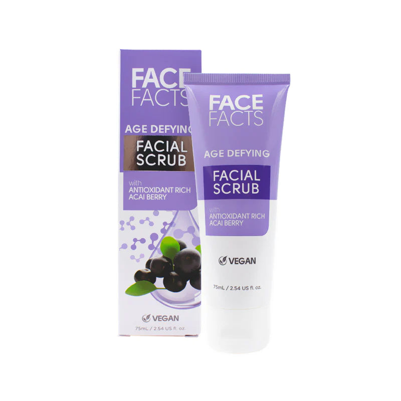 Best Age Defying Facial Scrub for Wrinkles & Fine Lines - Exfoliating Face Wash for Glowing Skin - Perfect for Daily Skincare Routine & Anti-Aging Care