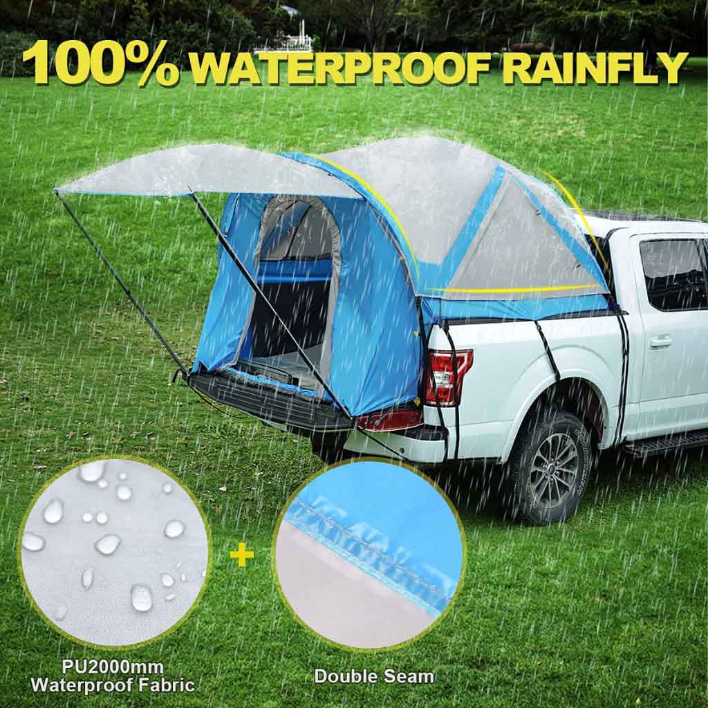 6.4' & 6.7' Truck Bed Tent - Waterproof Camping Shelter for Pickup Trucks | Perfect for Outdoor Adventures, Road Trips & Camping