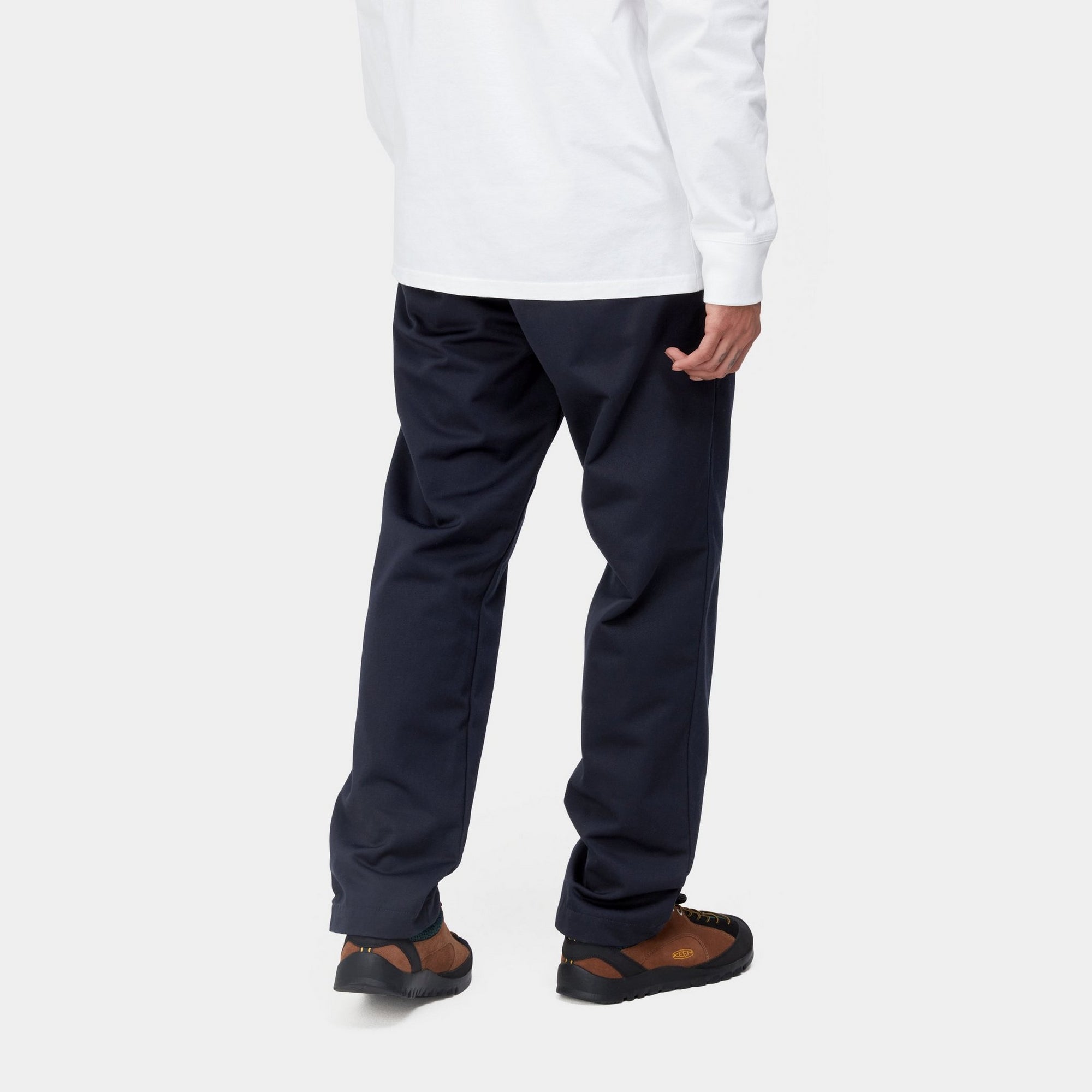 Premium Men's Dress Pants - Dark Navy Blue Slim Fit Business Casual Trousers for Office Work & Formal Occasions