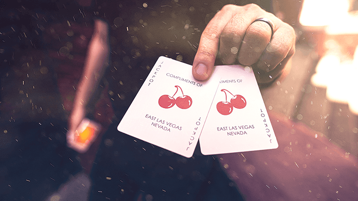 Orange Cherry Casino Playing Cards - Premium Quality Poker Cards for Blackjack, Poker & Casino Games - Perfect for Game Nights, Parties & Magic Tricks