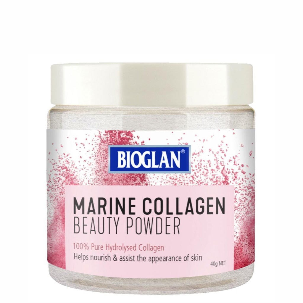Bioglan Marine Collagen Powder - Premium Hydrolyzed Collagen Supplement for Skin, Hair & Nail Health - Supports Joint & Bone Strength - Perfect for Smoothies, Coffee & Post-Workout Recovery