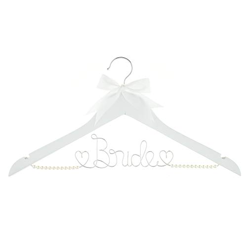 White With Silver Wire and Strand Pearls