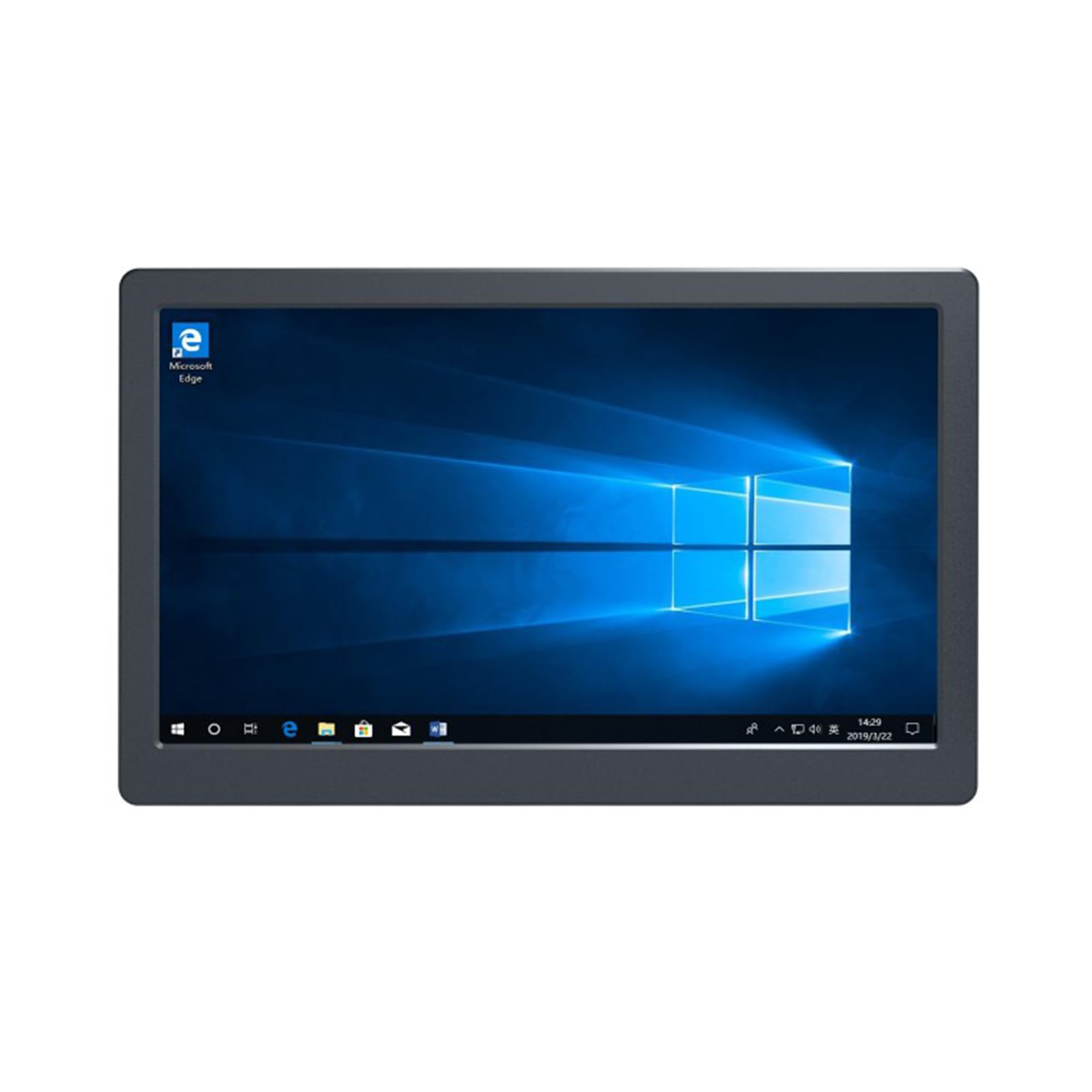 TUOPUONE 7inch IPS Side Monitor - 1024×600 HD Resolution, Secondary Display for PC Case, High Brightness & CNC Metal Frame (Black) - Perfect for Gaming Setups, Workstations, and Multi-Tasking