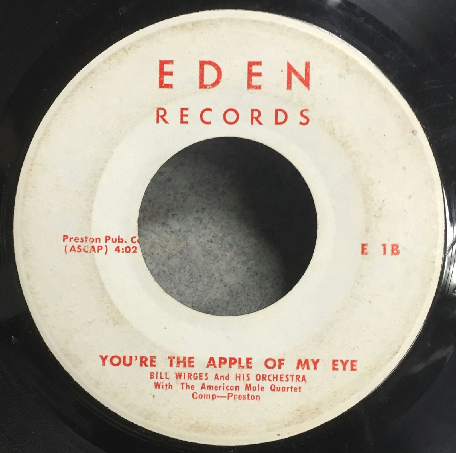Bill Wirges Eat An Apple Ev'ry Day / You're The Apple Of My Eye 7