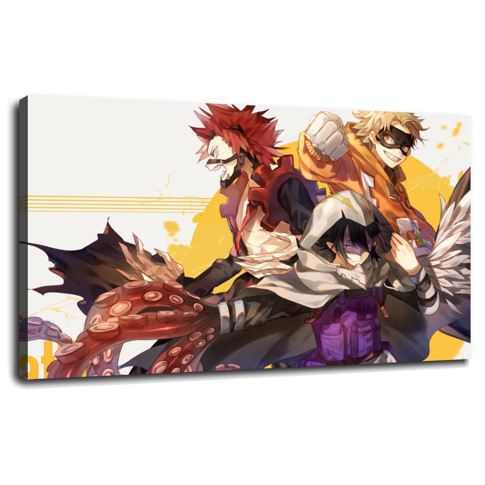 Boku No Hero Academia Tamaki Amajiki Anime Poster - 36x20 Inch Framed Canvas Wall Art for Home, Office & Bedroom Decor | Japanese Anime Gift for Fans & Collectors