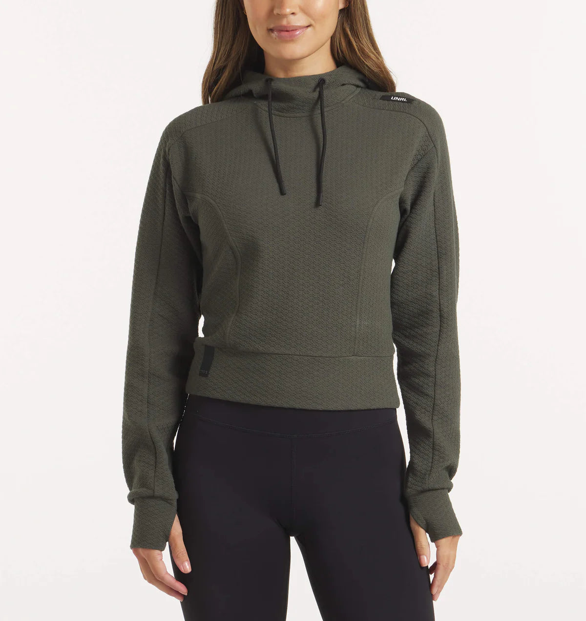 Women's Ascend Hoodie - Lightweight Fleece Pullover for Running & Hiking (Grove Green) - Perfect for Outdoor Workouts & Casual Wear