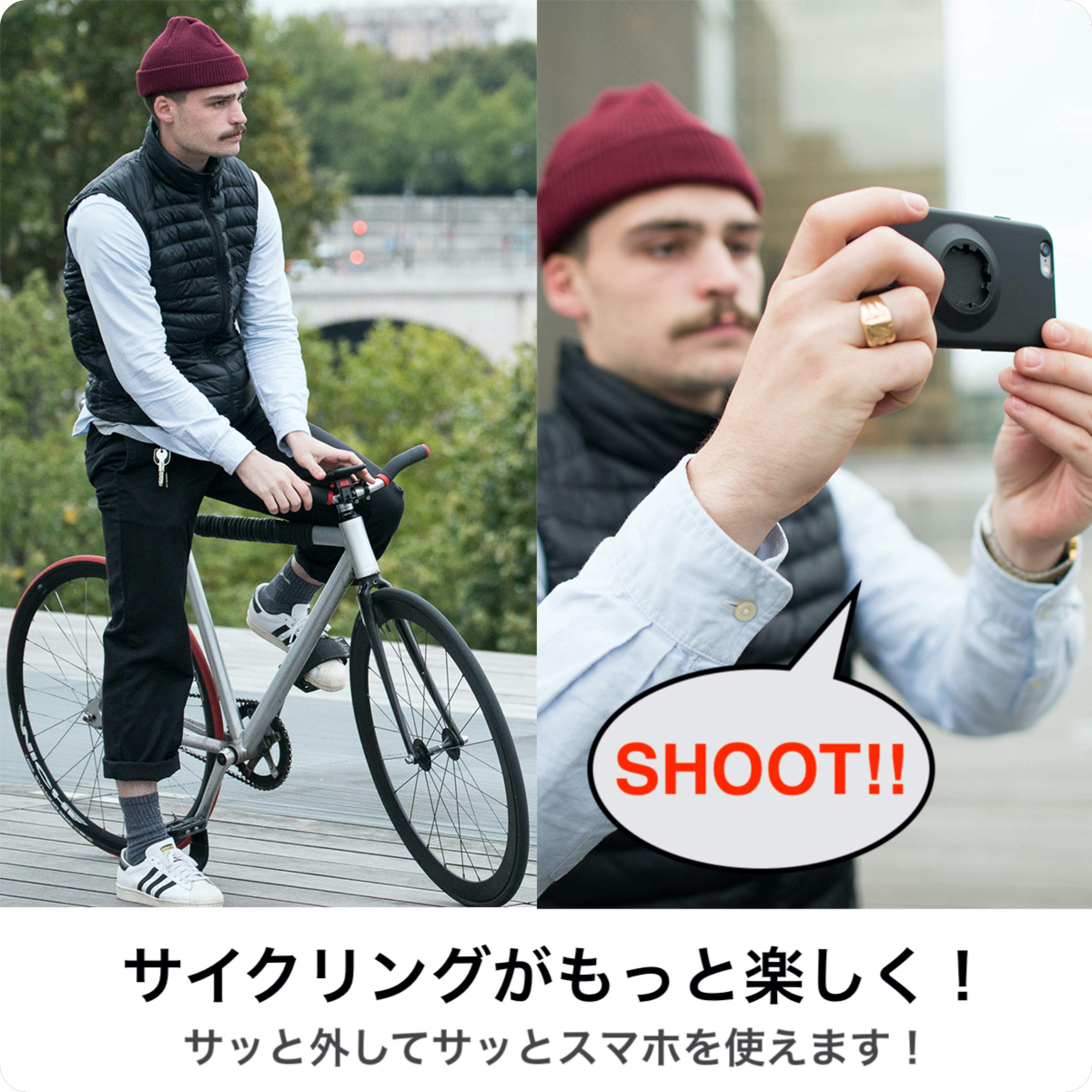 Universal Bike Phone Mount for Samsung Galaxy S8 Plus - Secure Cycling Handlebar Holder for Smartphones - Perfect for Outdoor Biking, Commuting & GPS Navigation