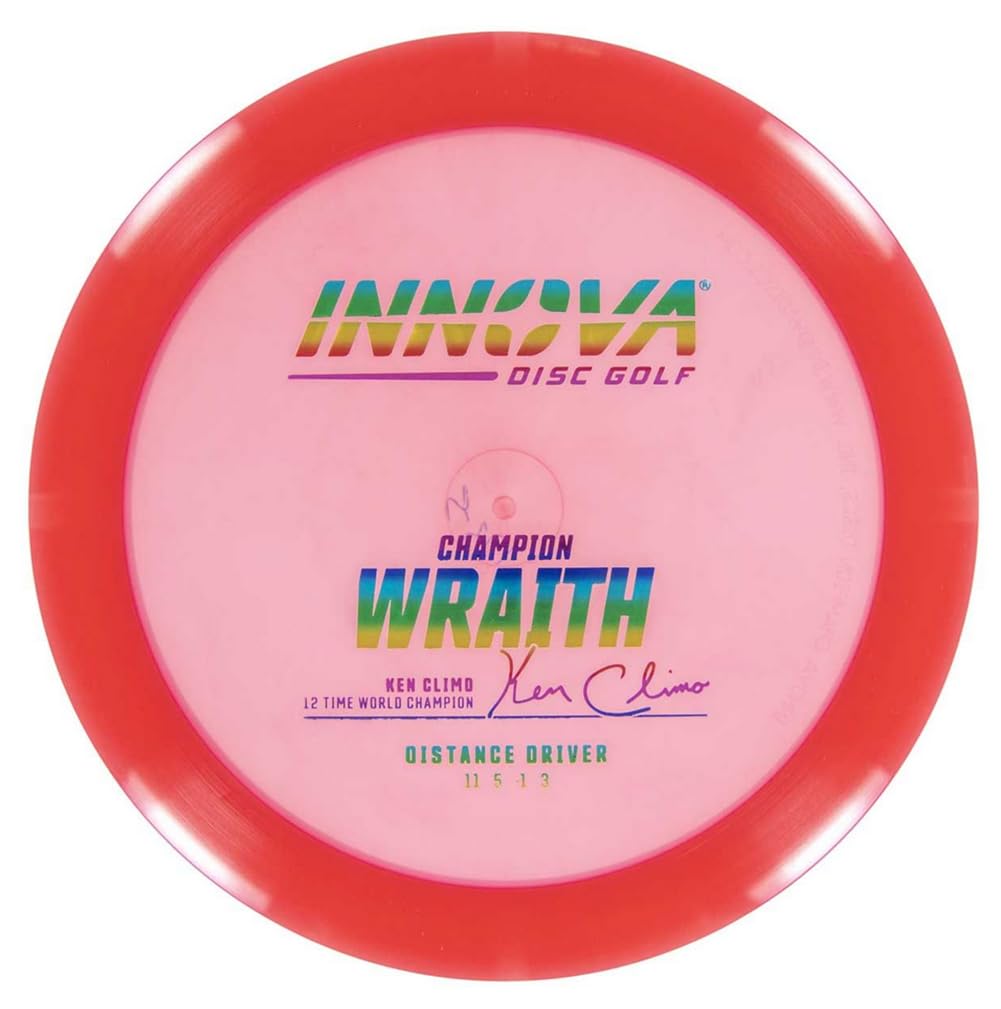 Innova Champion Wraith Disc Golf Driver - Premium Distance Driver for Long Throws | Professional & Recreational Play | Tournament & Backyard Practice (Colors Vary)