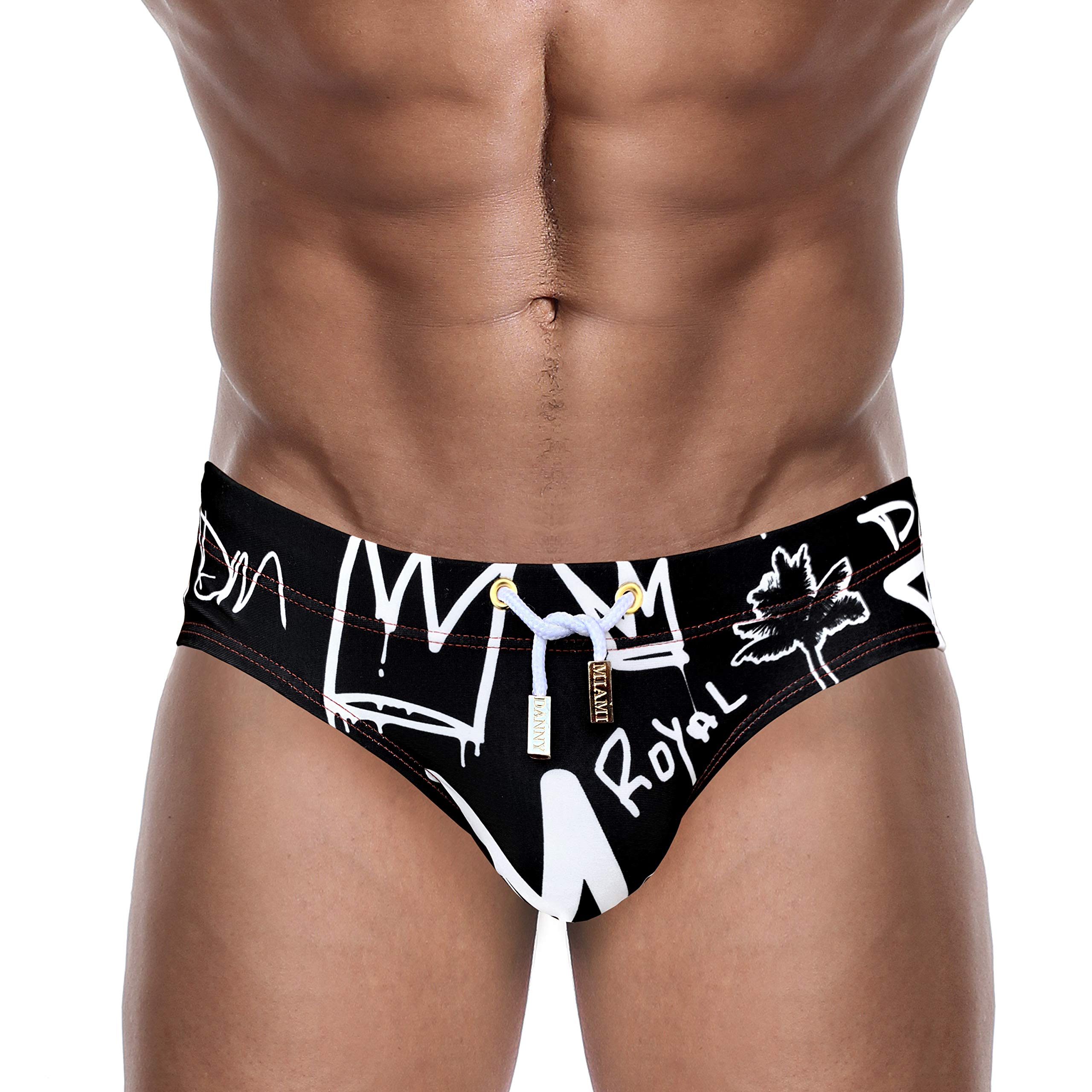 Danny Miami Men's Swimwear - Quick Dry Swim Bikini Briefs | DKINI Collection | Perfect for Beach, Pool & Summer Vacations