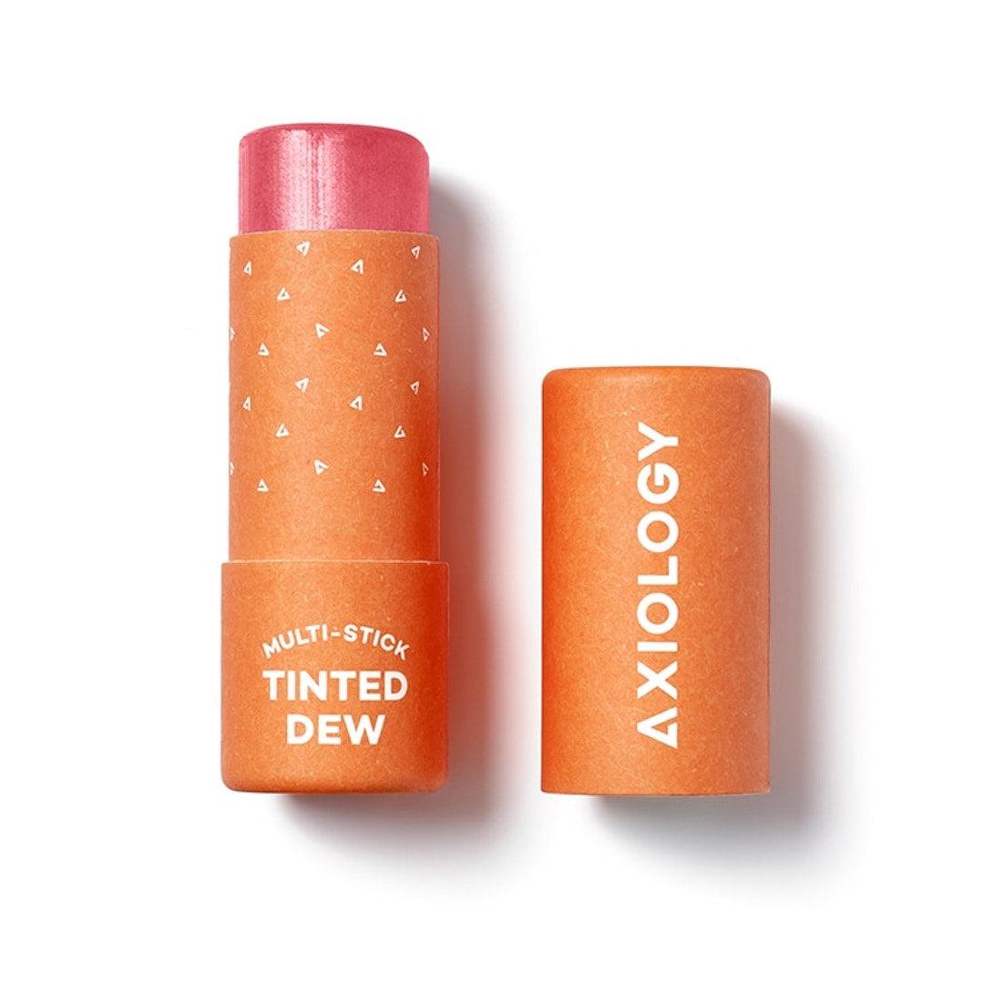 Multi Stick Tinted Dew - 3-in-1 Creamy Lip, Cheek & Eye Color Stick | Natural Glow Makeup for Everyday Wear | Perfect for On-The-Go Touch Ups & No-Makeup Looks