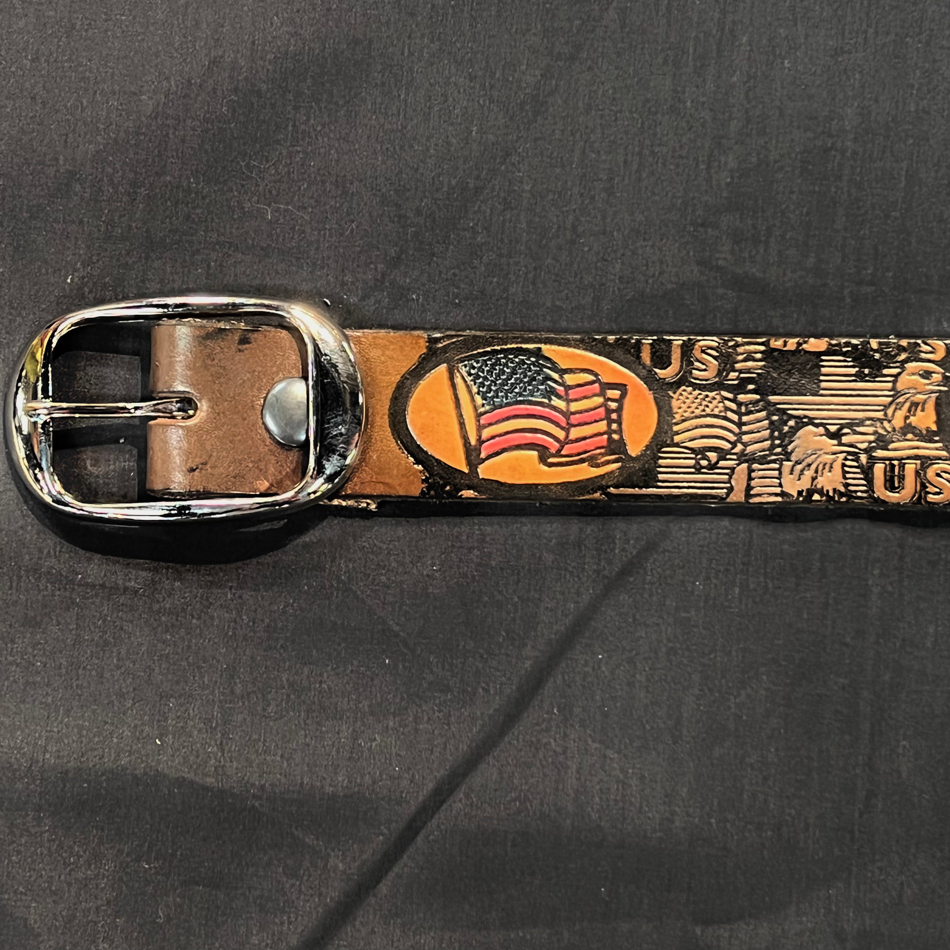American Flag Belt - Patriotic Waistband for Men & Women | Perfect for 4th of July, Parades & National Holidays