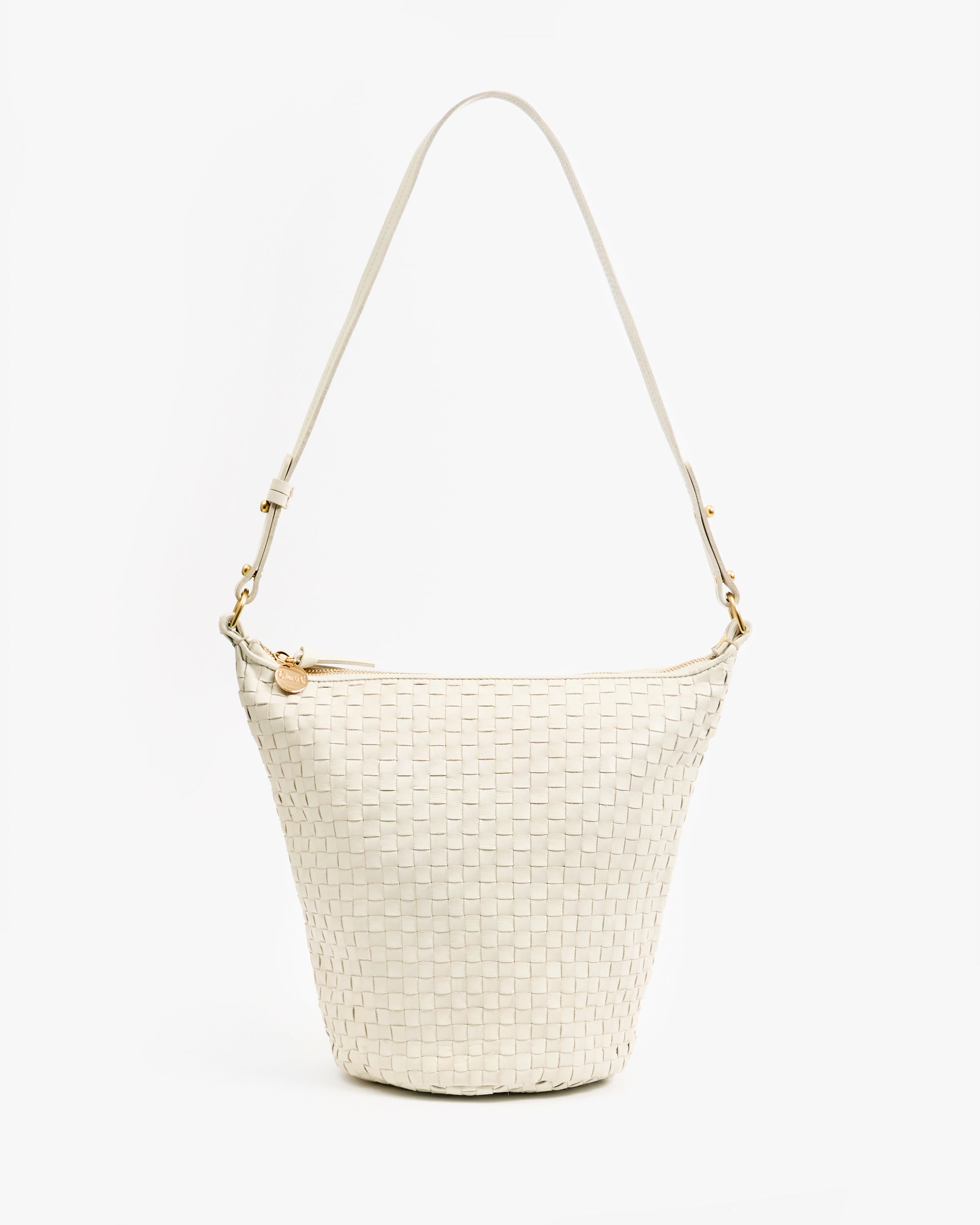 Petite Jeanne Cream Woven Checkered Top - Women's Fashion Blouse for Casual Wear & Office Outfits
