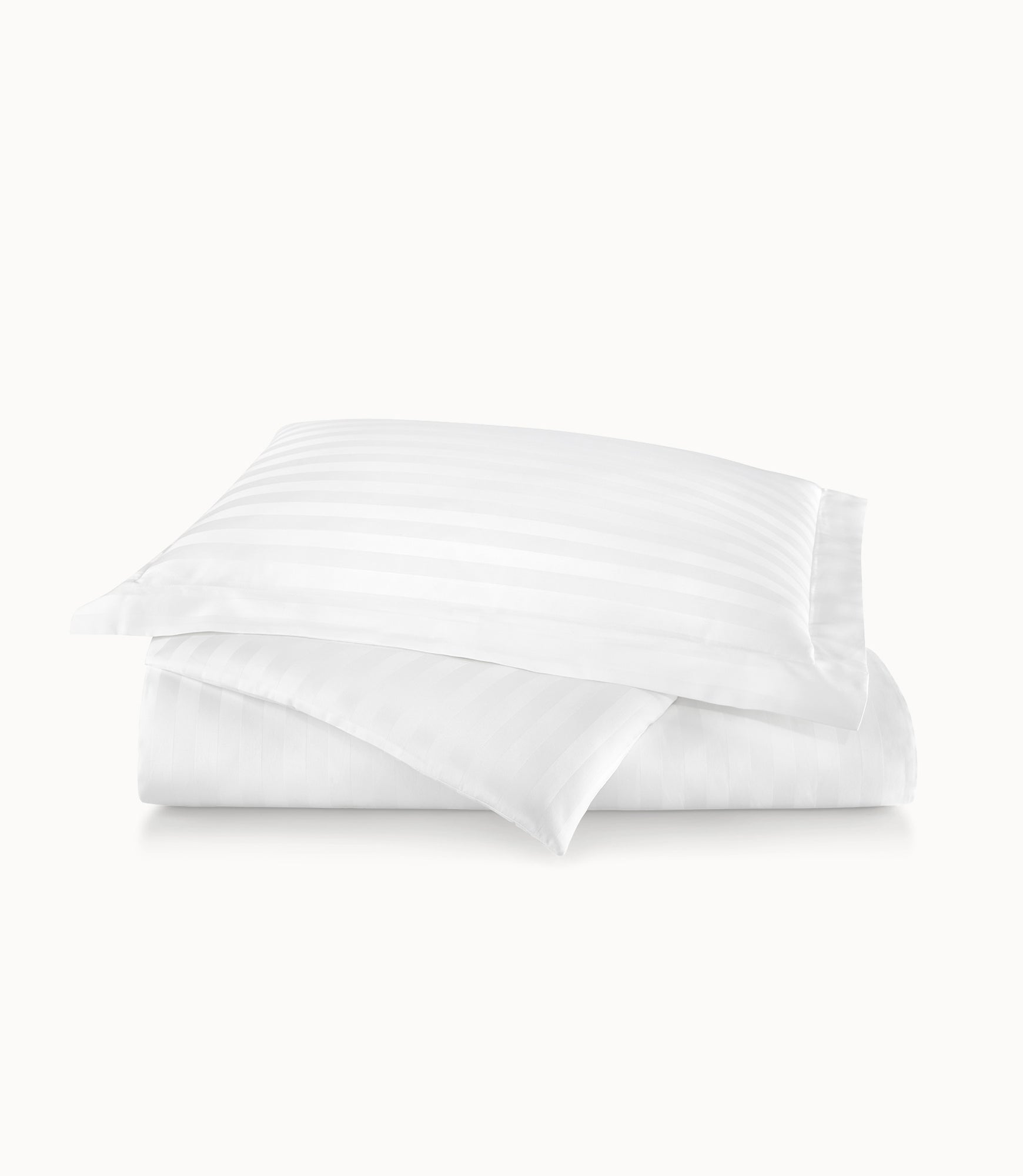 Luxury Soprano Stripe Sateen Duvet Cover Set - Soft & Breathable Bedding - Perfect for Master Bedroom, Guest Room & Hotel Decor