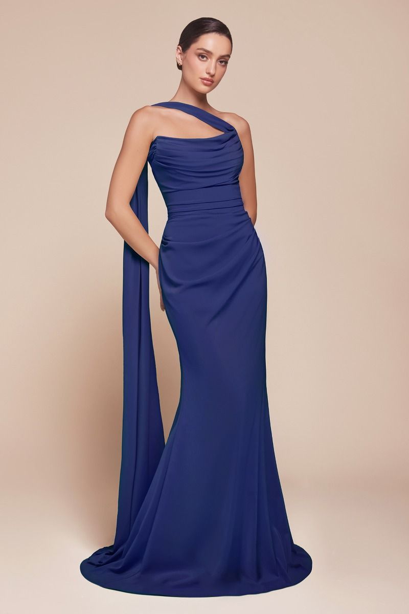 Elegant Caitlin Gown - Versatile Tie Chiffon Dress for Women | Perfect for Weddings, Parties & Special Occasions