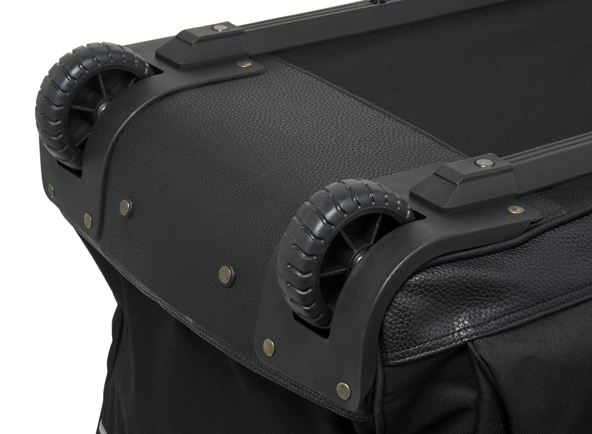 Winnwell Premium Hockey Wheel Bag with Telescopic Handle - Heavy Duty Oversized Roller Gear Bag for Ice Hockey Equipment - Perfect for Travel, Tournaments & Rink Storage