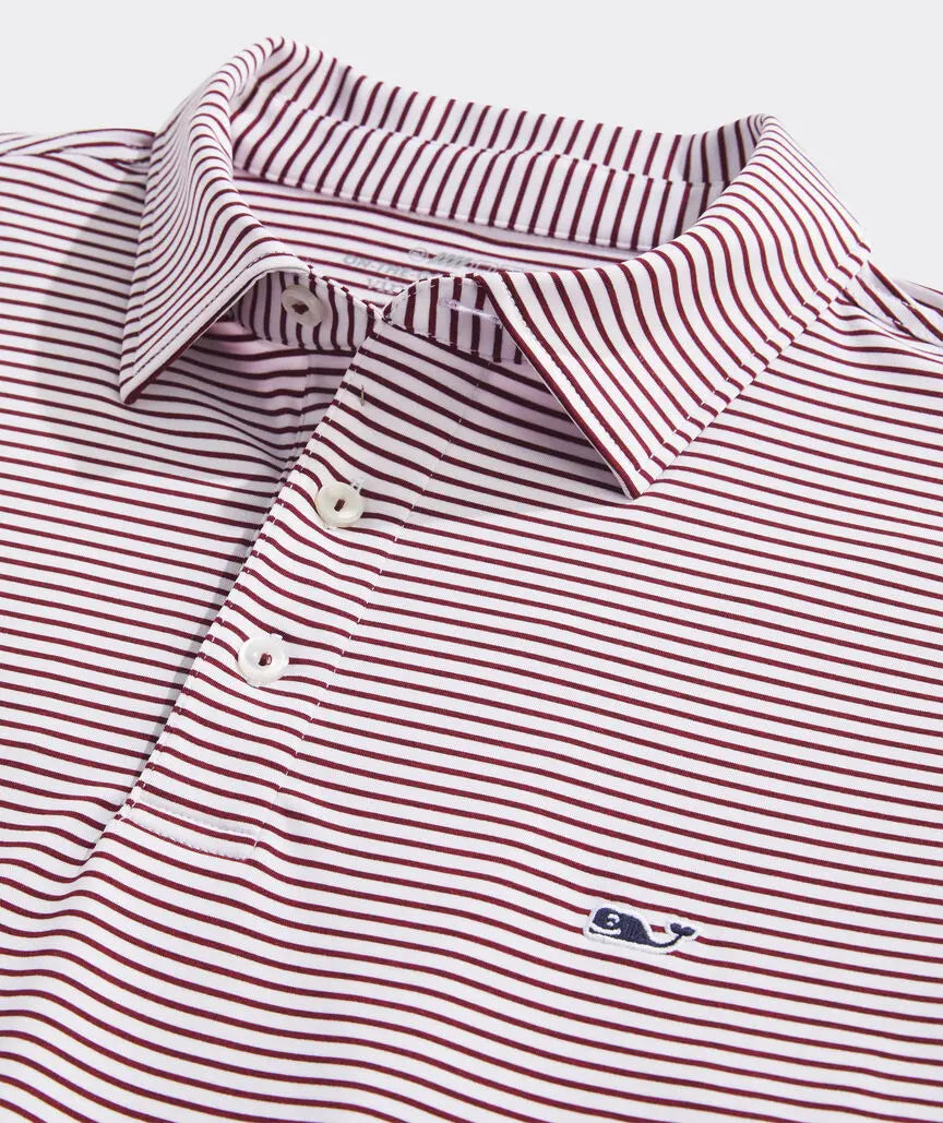 Bradley Stripe Sankaty Polo Shirt for Men - Classic Cotton Casual Wear for Golf, Office & Outdoor Activities