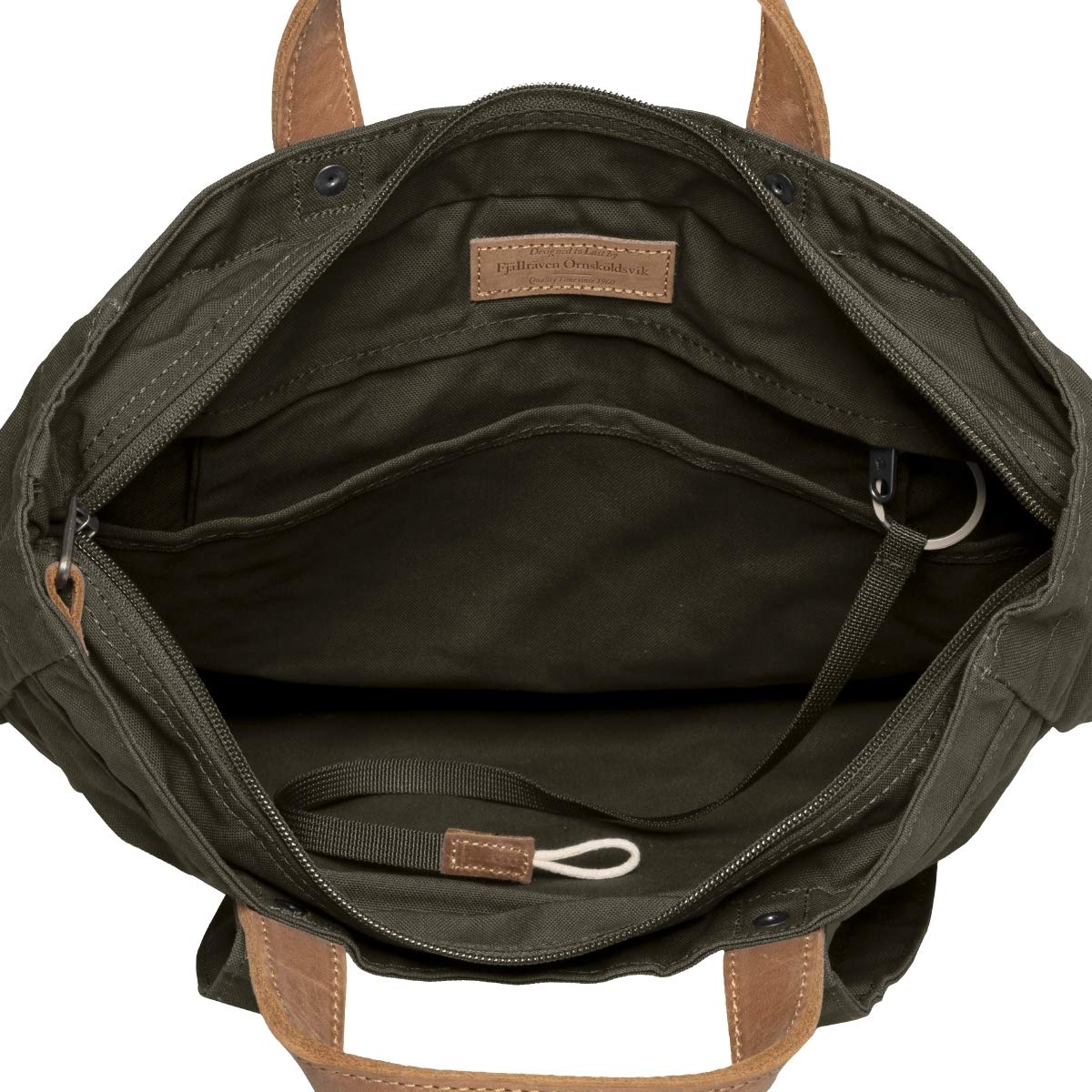 Fjallraven Kanken Backpack - Dark Olive Green, One Size - Stylish & Durable Daypack for School, Travel & Outdoor Adventures