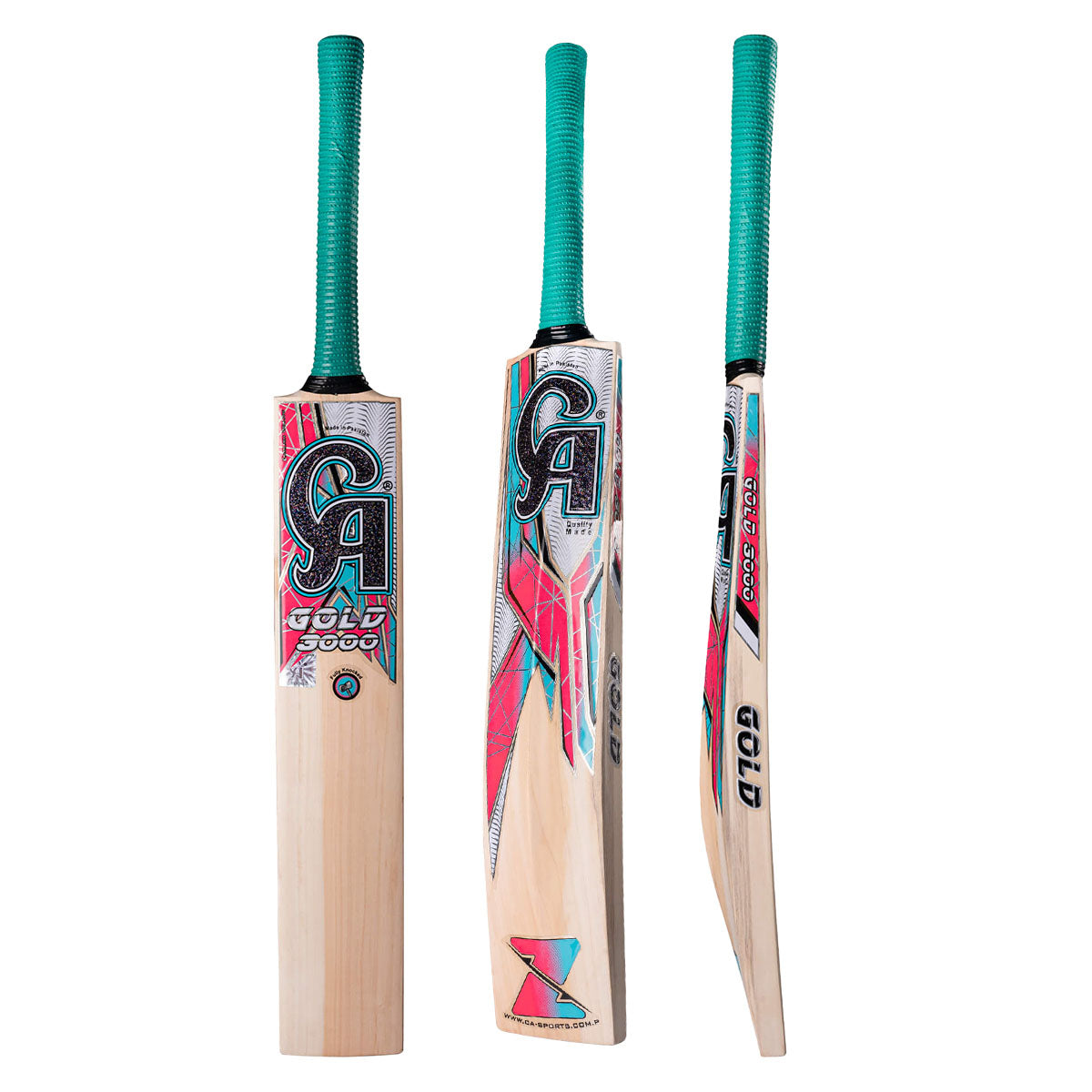 CA Gold 3000 Cricket Bat - Professional Grade English Willow Cricket Bat for Adults - Perfect for Tournament Play & Practice Sessions