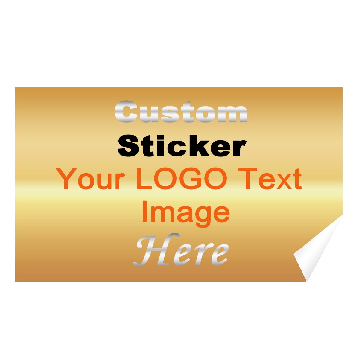 500 Packs Custom Rectangle Self-Adhesive Stickers - Personalized Labels for Business, Christmas Gifts, Branding (Text/Image/Logo) - Waterproof, Durable - Perfect for Packaging, Product Labeling, and Promotional Giveaways