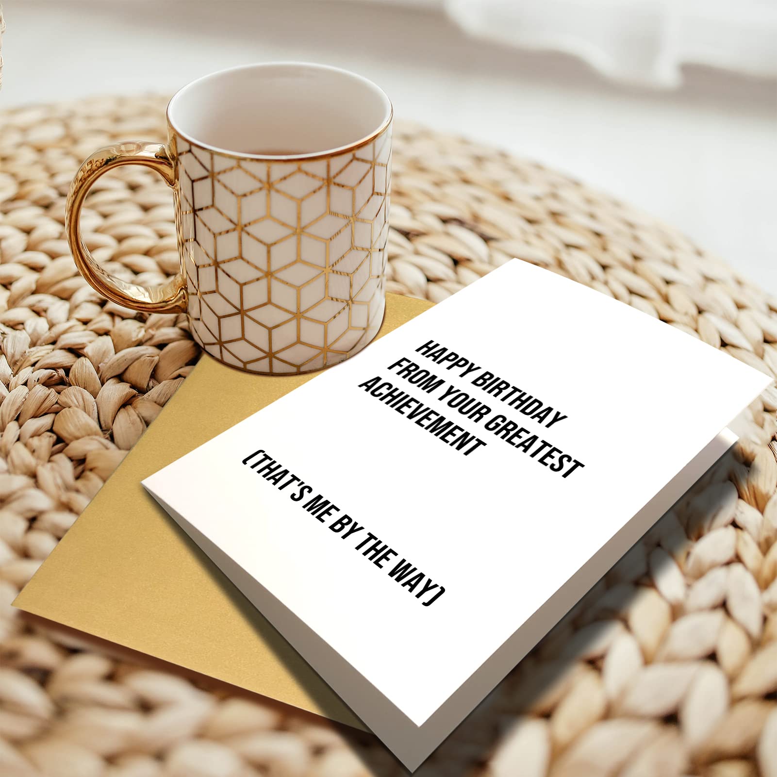 Funny Birthday Card for Dad & Mom - Humorous Greeting Card from Son or Daughter | Perfect for Father's Day, Mother's Day & Special Occasions