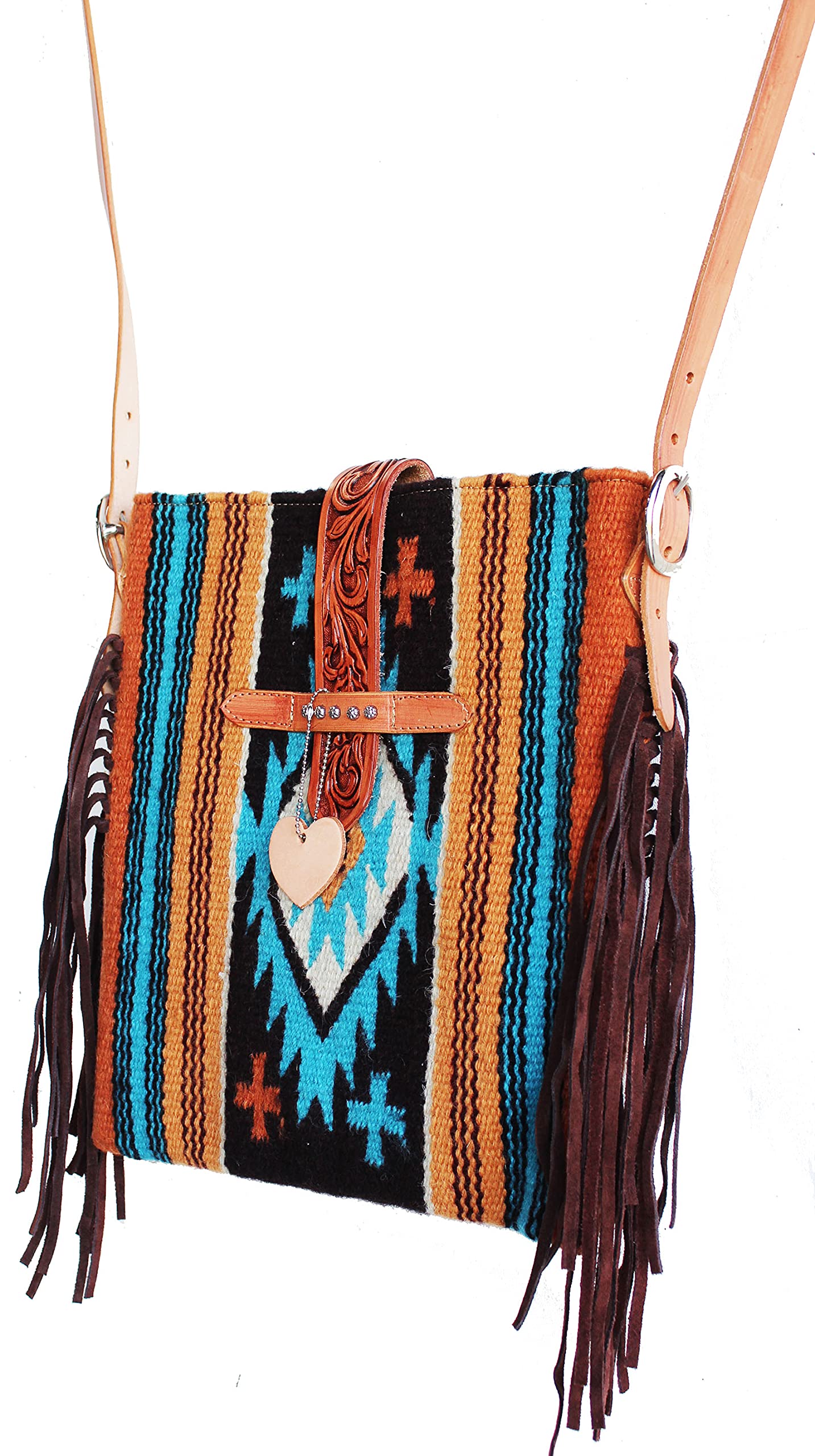 CHALLENGER Women's Western Handwoven Wool Rodeo Cowgirl Handbag - Vintage Shoulder Purse & Tote Bag 10316 for Country Music Festivals, Rodeo Events & Western Fashion