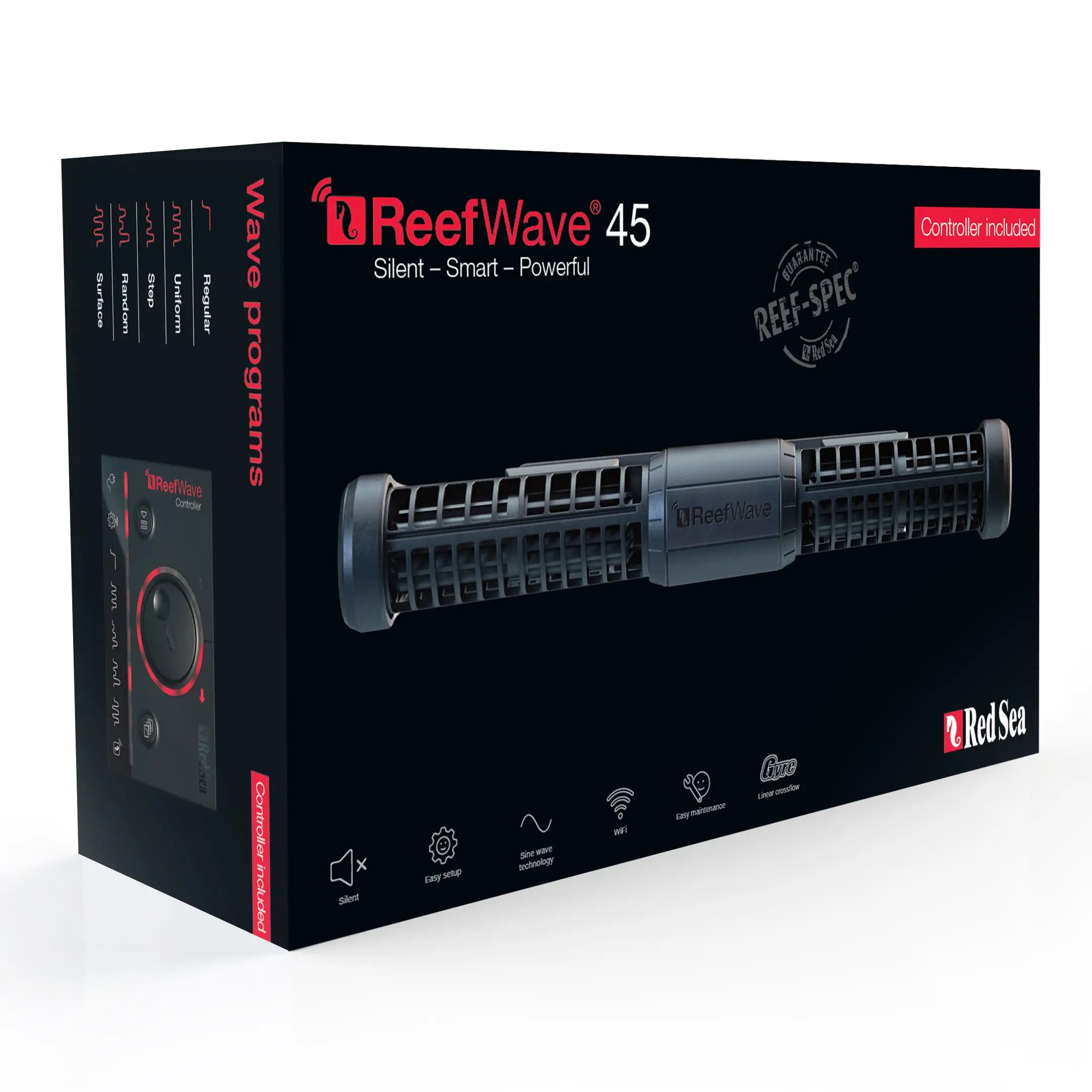 Red Sea ReefWave 45 Cross Flow Pump 3960 GPH - Powerful Saltwater Aquarium Wave Maker for Coral Reef Tanks, Marine Fish Tanks & Aquatic Ecosystems