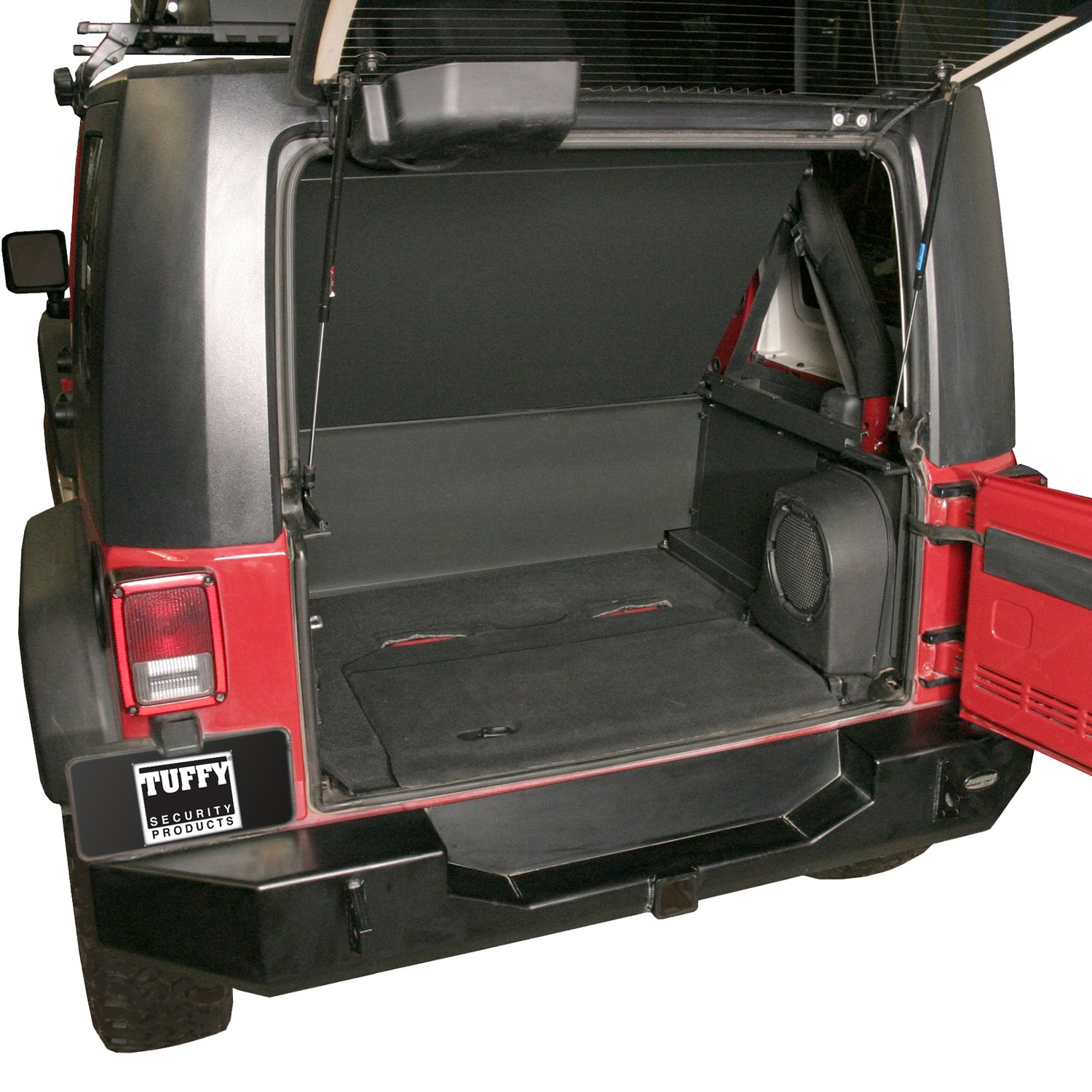 Tuffy JK Security Deck Enclosure for Jeep Wrangler - Heavy Duty Lockable Storage Box | Perfect for Outdoor Gear, Tools & Equipment Protection
