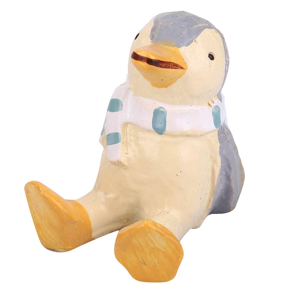 Lifelike Penguin Resin Animal Simulation Model - Realistic Cartoon Toy for Kids, Educational Desk Decor & Gift for Animal Lovers (Perfect for Home Decor, Classroom Learning & Birthday Presents)