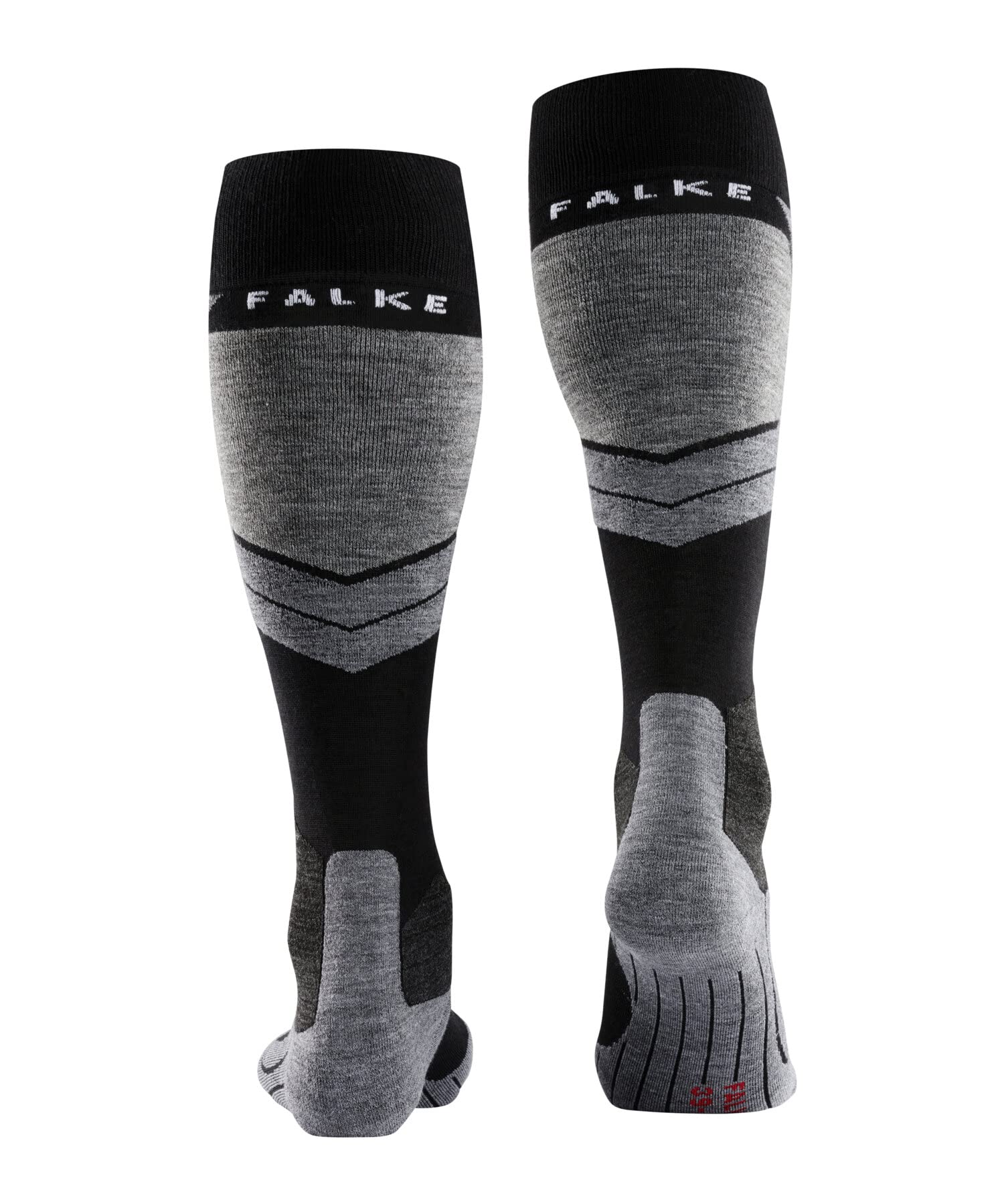 FALKE Men's SK4 Advanced Ski Socks - Light Cushion Merino Wool for Warmth & Quick Drying - Perfect for Skiing, Snowboarding & Winter Sports (1 Pair)