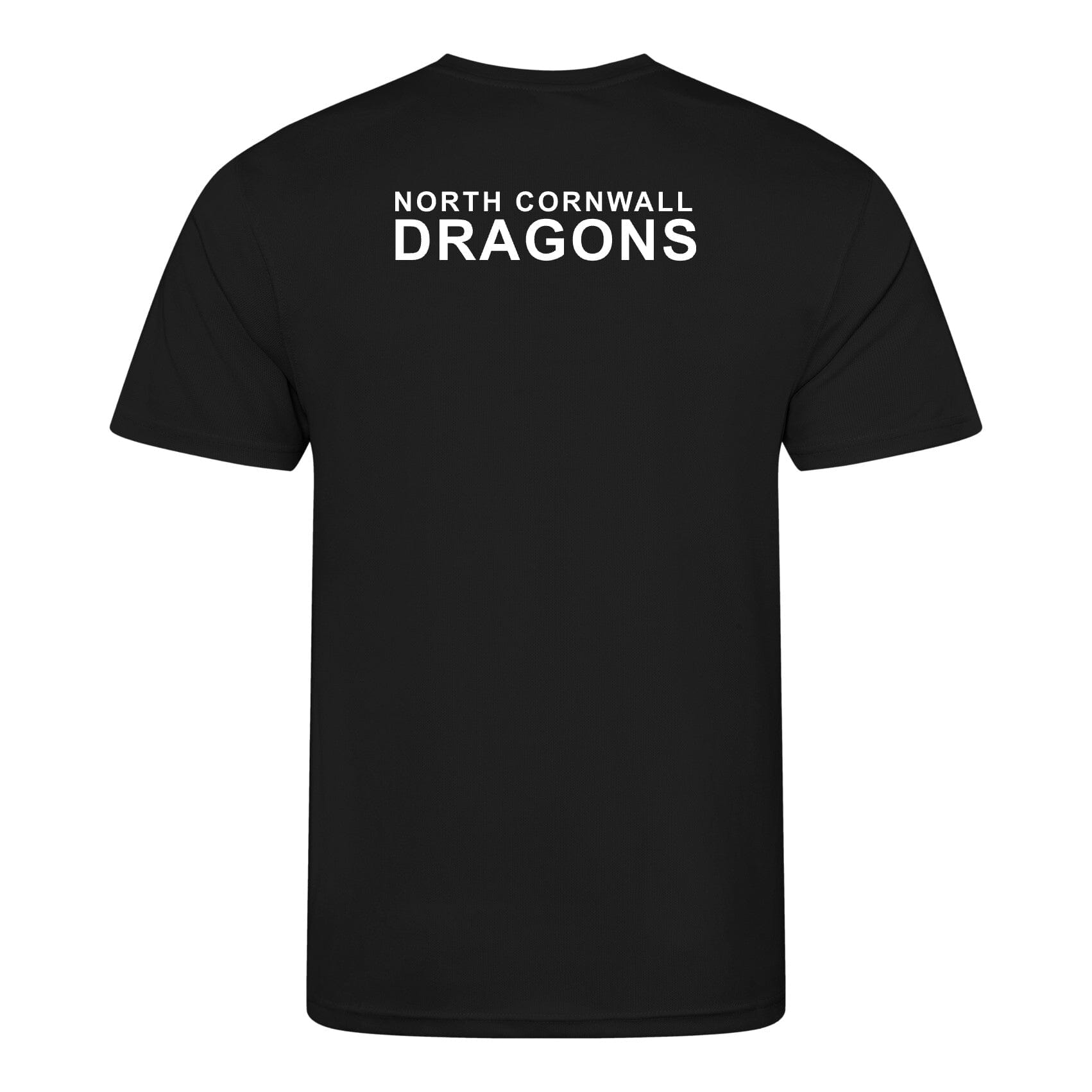 North Cornwall Dragons Swimming Club Team Tech T-Shirt - High-Performance Swimwear for Competitive Swimmers - Perfect for Training, Races, and Team Events