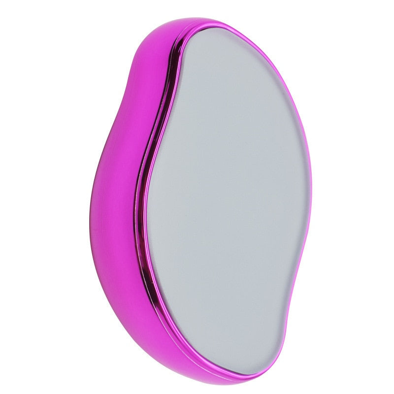 Painless Crystal Hair Removal Device - Effective & Gentle Physical Hair Remover for Smooth Skin - Perfect for Home Use & Travel